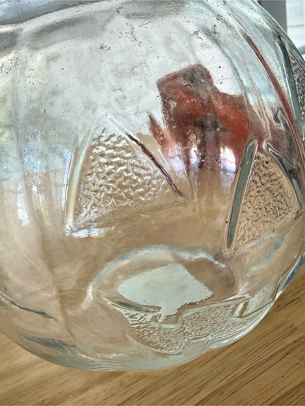 Embossed Glass Storage Jar - Picture 3 of 3